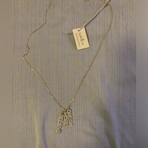 Yellow gold plated necklace